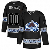 Customized Men's Colorado Avalanche Black Team Logos Fashion Adidas Jersey,baseball caps,new era cap wholesale,wholesale hats